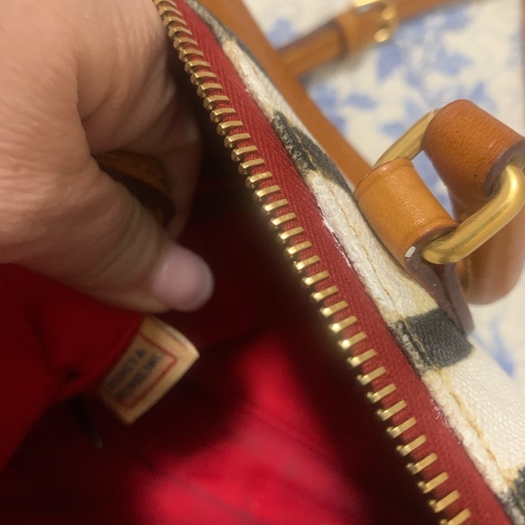 Dooney & Bourke Black and White Zebra Crossbody Bag - Picture 4 of 5